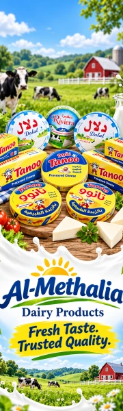 Al-Methalia Company for Dairy Products sponsored advertisement